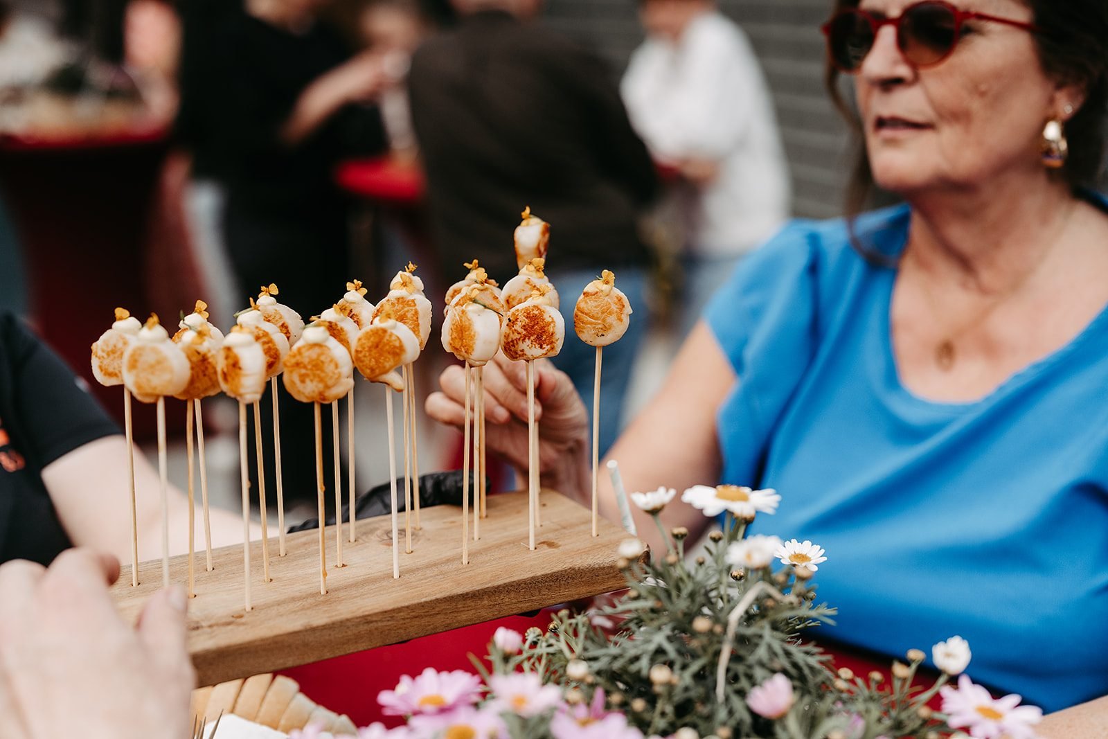 Kroket lollies geserveerd door Krok-Eat